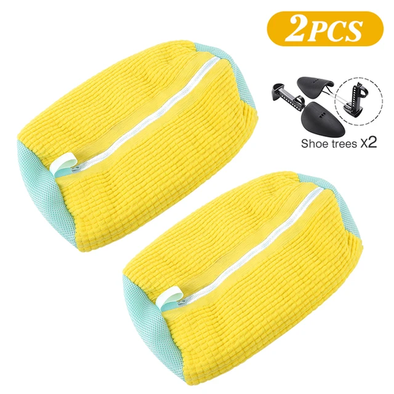 Reusable Zippered Shoes Laundry Bag Cleaner For Washing Machine Safety Tool NEW
