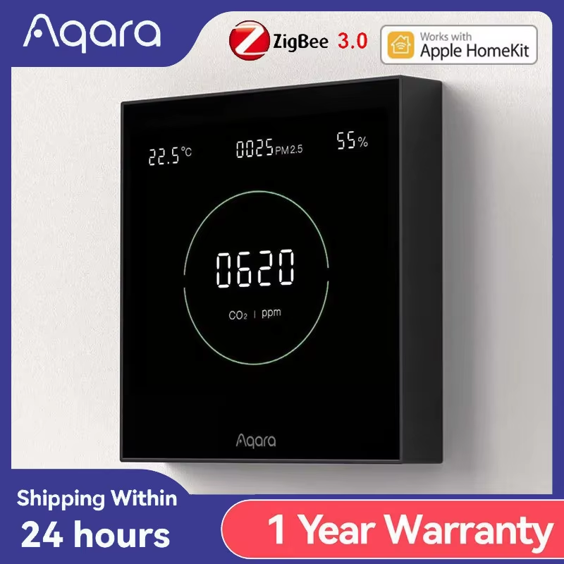 NEW Air Quality Monitor Panel S1 Omni Directional Air CO2 PM2.5 Temperature Hum