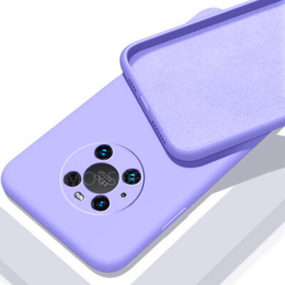 For Huawei P40 Pro P30 P20 Lite Mate 20 30 Lite Liquid Silicone Case Soft Cover