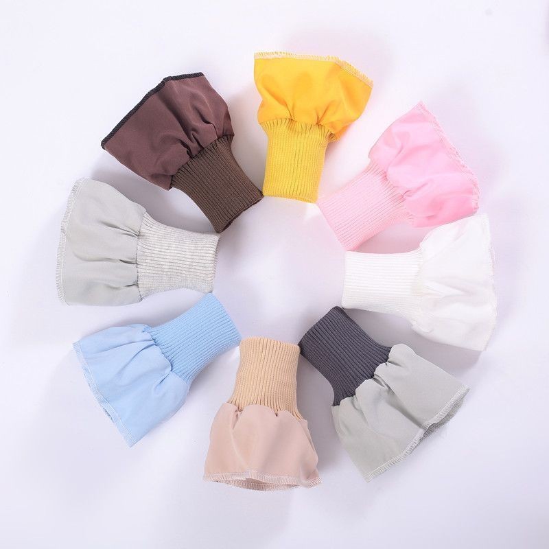 1 Paar Gestrickt Elastisch Feinripp Manschette Gefütterte Jacke Mantel Zubehör