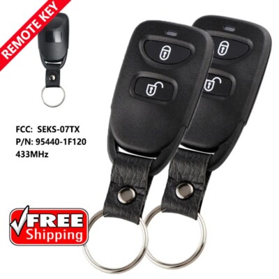 2X Remote Control Key Fob 434MHz for Kia Sportage 2005-2008 FCC ID: SEKS-07TX