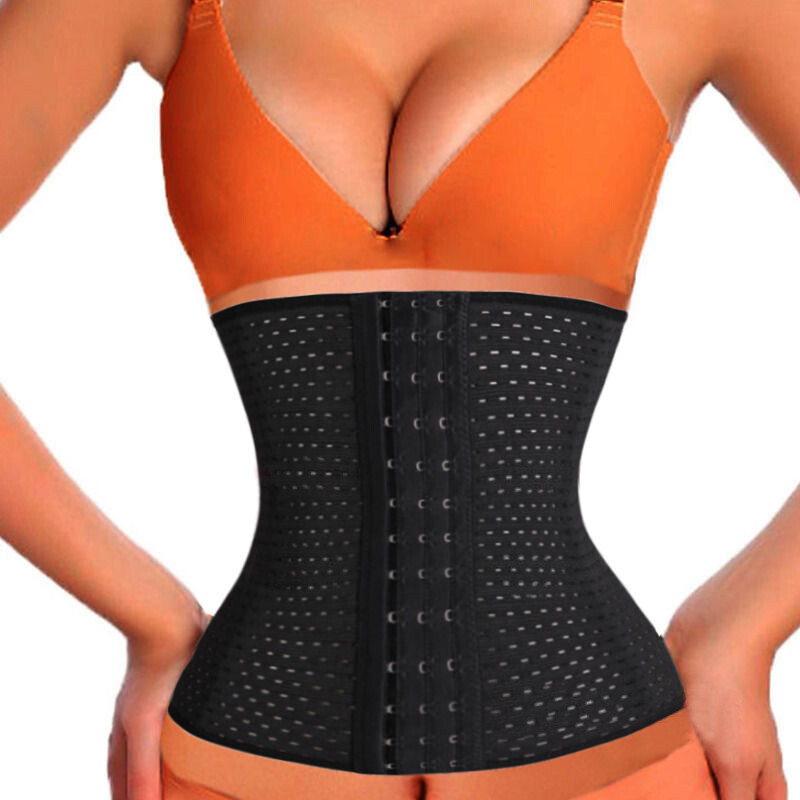 Women's Waist Trainer Tummy Control Waist Cincher Adjustable Corset (3 Row Hook)