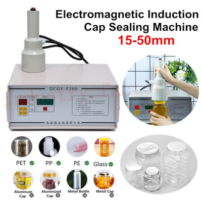 15 50mm Induction Sealing Machine Honey Bottle Cap Sealer