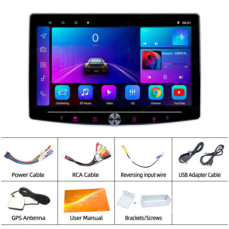 カーオーディオ ANTLOD CarPlay iOS10 Android12.0 4G+32G Amazon.com