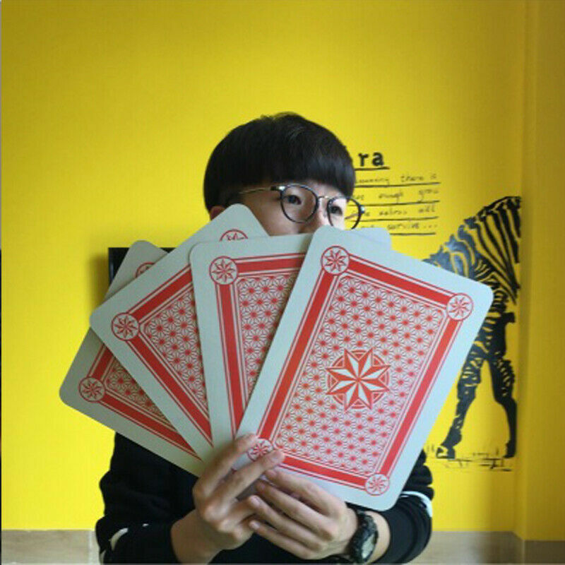 Giant Super Jumbo Playing Cards 7.9"X11" Full Poker Set Huge Party Games Supply