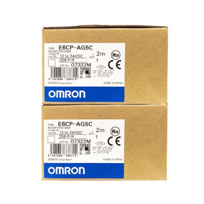 ORIGINAL MANUFACTURER OMRON PLC MODULE E6CP-AG5C 256P/R 2M ROTARY ENVODER