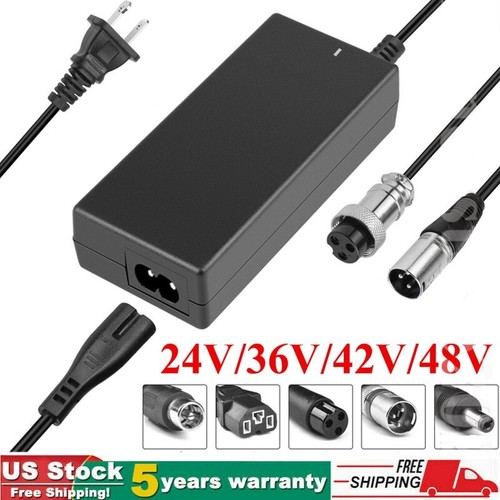 Battery Adapter Charger 36v 42v 24v Power Supply Us