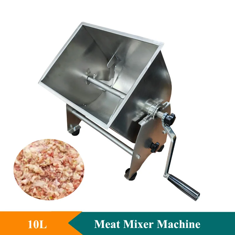 Easy Operate Meat Mixer Machine 10L Large Rollover Design Food Mixing Mixer Mach