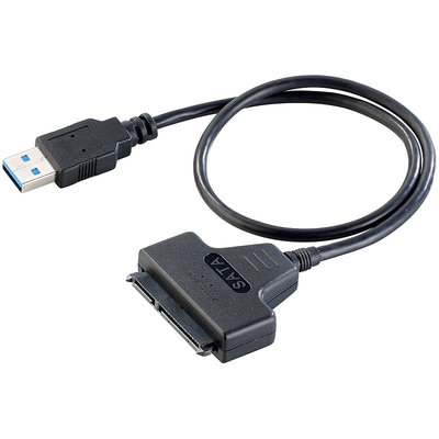 SSD Adapter: Festplatten-Adapter SATA auf USB 3.0 für 2,5