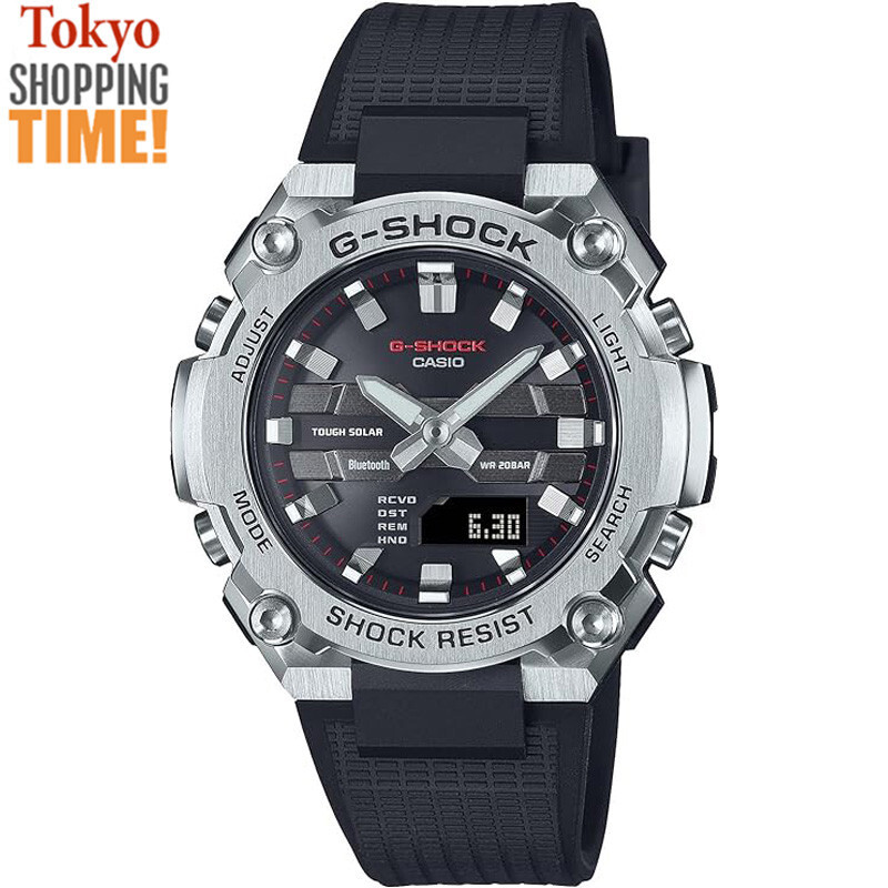 Pre-owned Casio G-shock G-steel Gst-b600-1ajf Solar Bluetooth Analog Digital Men Watch