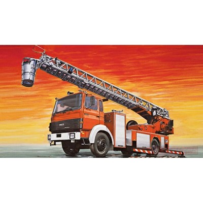 ITALERI IT3784 FIRE LADDER TRUCK IVECO MAGIRUS KIT 1:24 MODELLINO MODEL