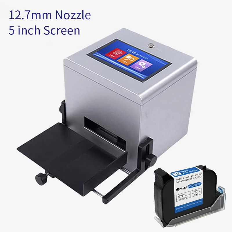 DO1 12.7mm/25.4mm Thermal Inkjet Printer QR Barcode Batch Number Image Date Numb