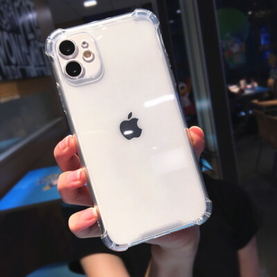 Shockproof Transparent Silicone Case Cover For iPhone 16 12 13 11 14 15 Pro Max
