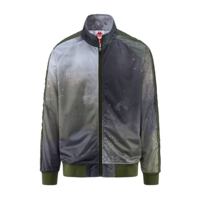 

Толстовка на молнии KAPPA 222 Band Anniston 2 Graphik 311BGLW Зеленый Серый Унисекс, Multicoloured