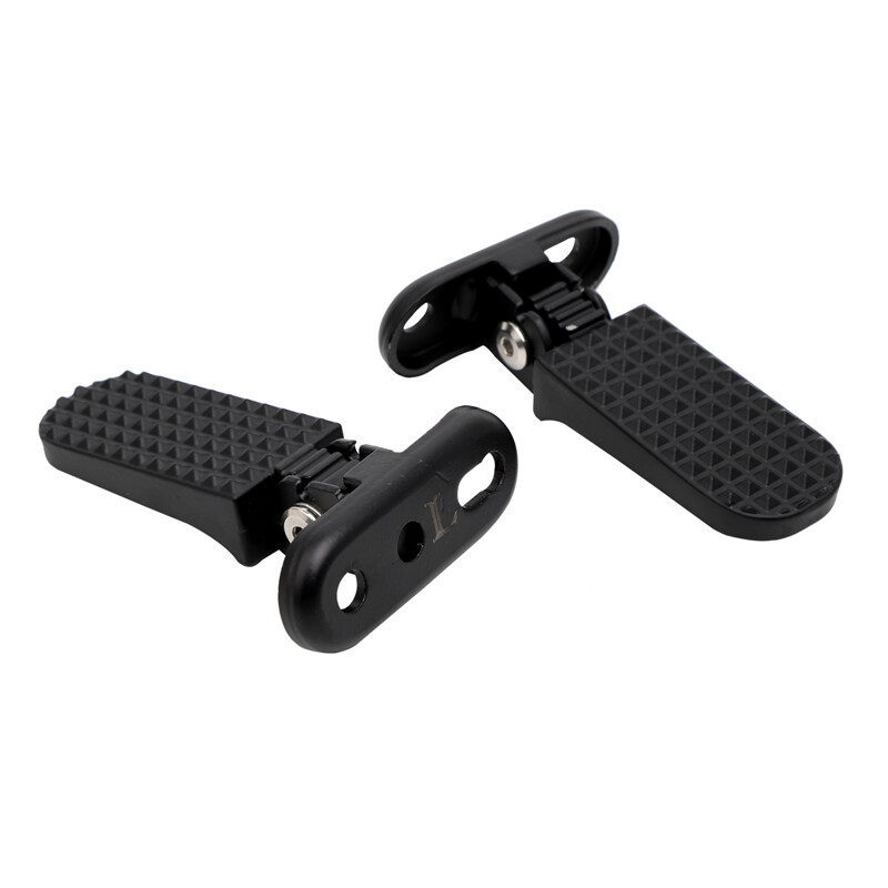 Motorcycle Scooter Bike Folding Foot Pegs Rear Pedals Aluminum Alloy Universal