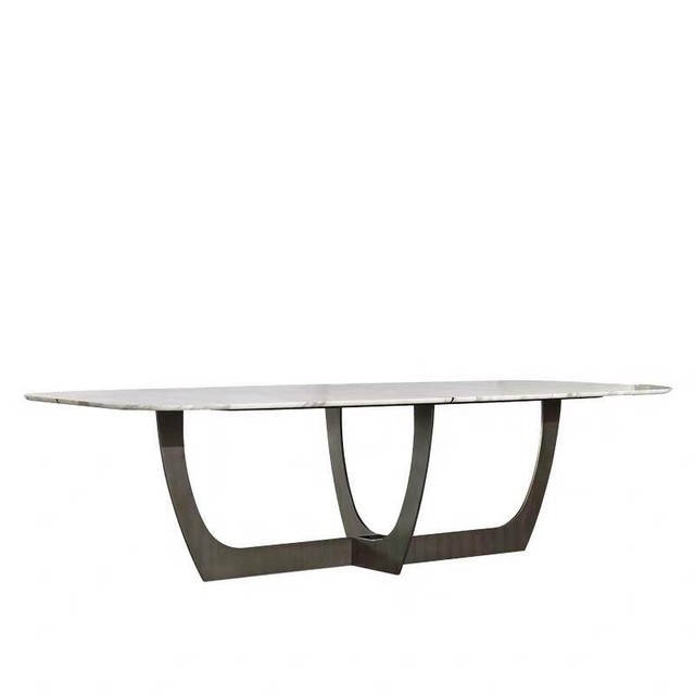 DINING TABLE MARBLE TOP TITANIUM BLACK LEGS OR GOLD LEGS NEW Dining