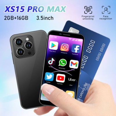 Unlocked 3G i15 promax Mini Smartphones 2GB+16GB Android 8.1 Dual SIM 2600mAh