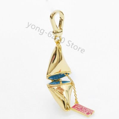 Juicy Couture Clam Letter Can Open Lucky Biscuit Pendant Keychain/No packing