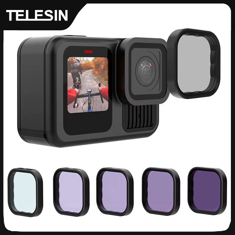ND8 ND16 ND32 ND64 CPL Lens Filter Set Aluminium Alloy Frame for Hero 13 Action