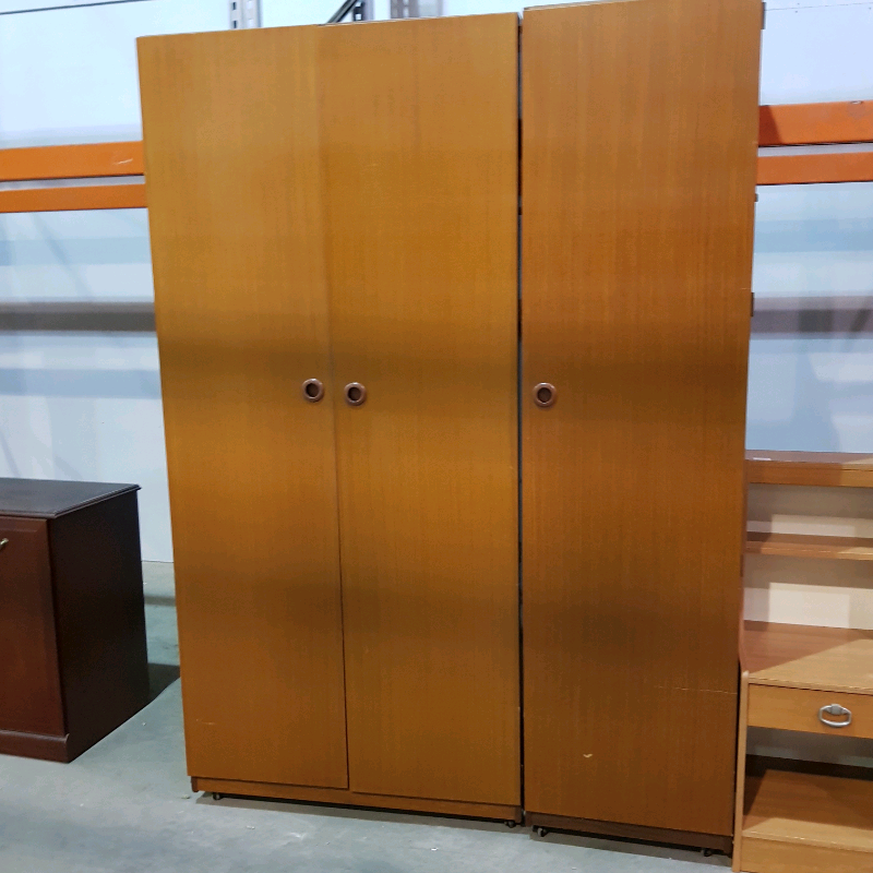Vintage SCHREIBER wardrobes in teak double & a single in East End