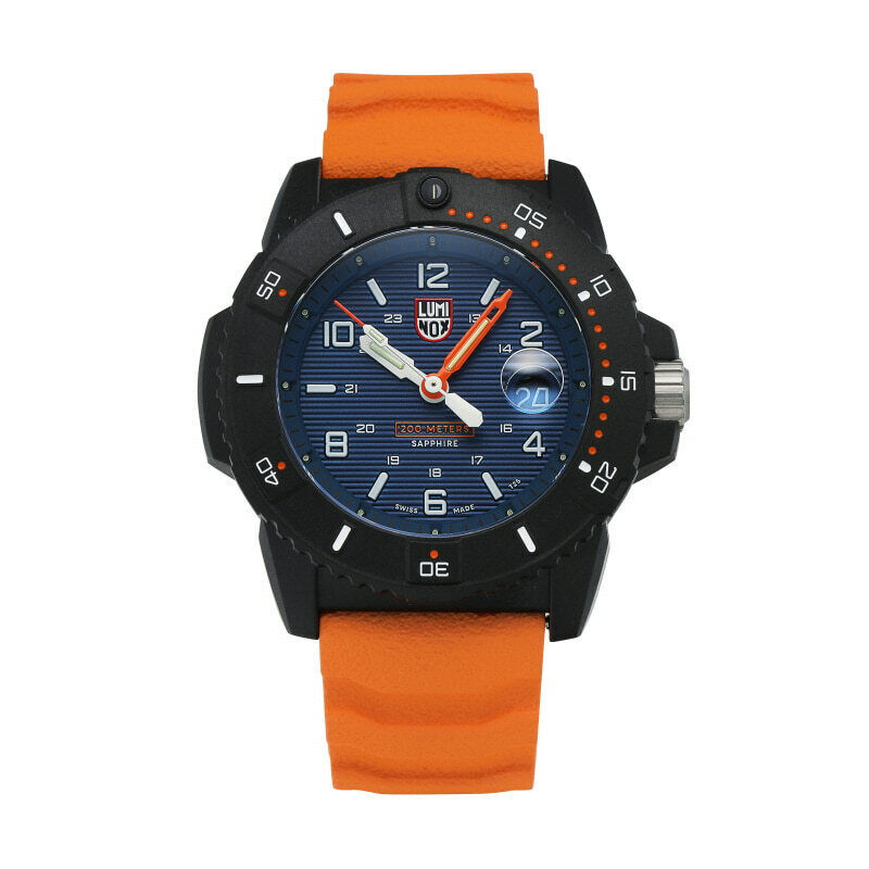 Pre-owned Luminox Original  Xs3603 Watch Men Quartz Navy Seal Sport Diver's 200m Swiss Made