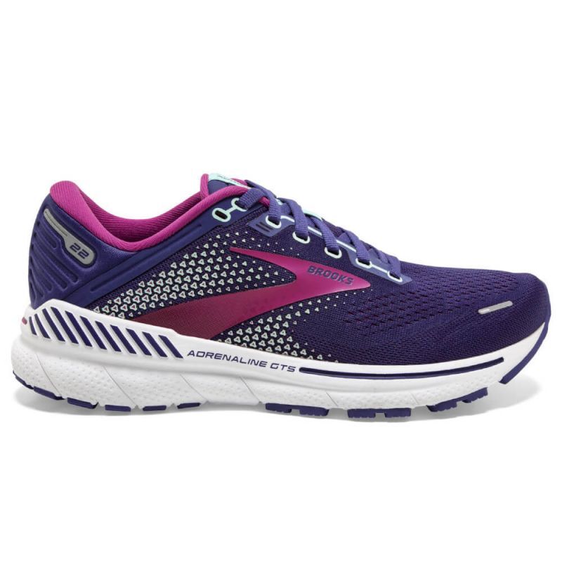 

Женские кроссовки BROOKS Adrenaline GTS 22 Medium, 120353 1B 403, Розовый, BROOKS Adrenaline GTS 22