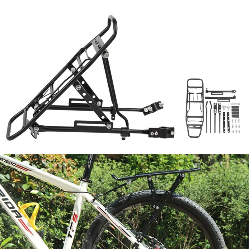 Bike Rack Rear Bicycle Cargo Rack Luggage Carrier Holder Seat Post Frame