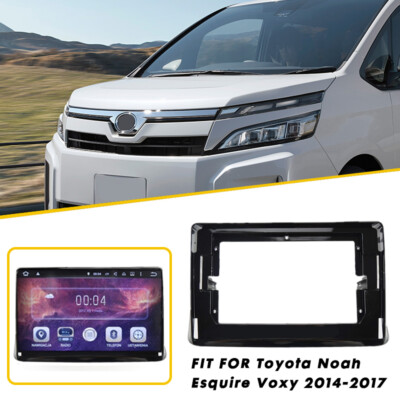 10.1 inch Car Radio Fascia Panel For Toyota Noah Esquire Voxy 2014-2017 Black