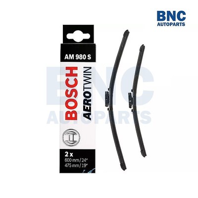 Bosch Aerotwin Spoiler Front Wiper Blade Set for VW Scirocco - 2008-2017