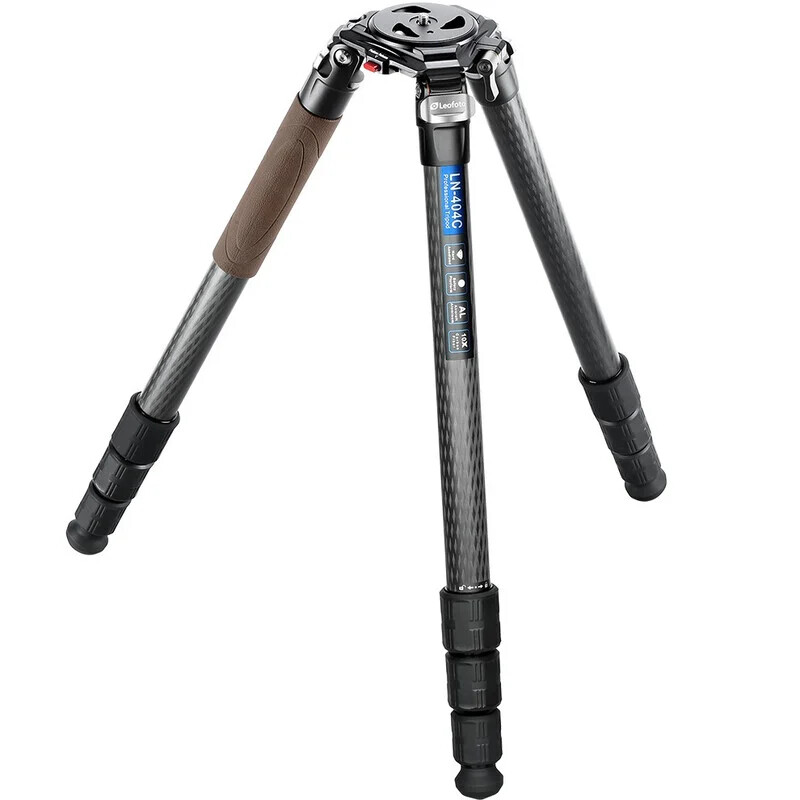 LEOFOTO LN-404C Mountain Carbon Fiber Tripod (Load Capacity 50 kg)