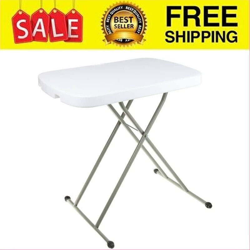 Home Folding Table PC Table TV Tray Outdoor Indoor Camp Table (Great for Laptop)