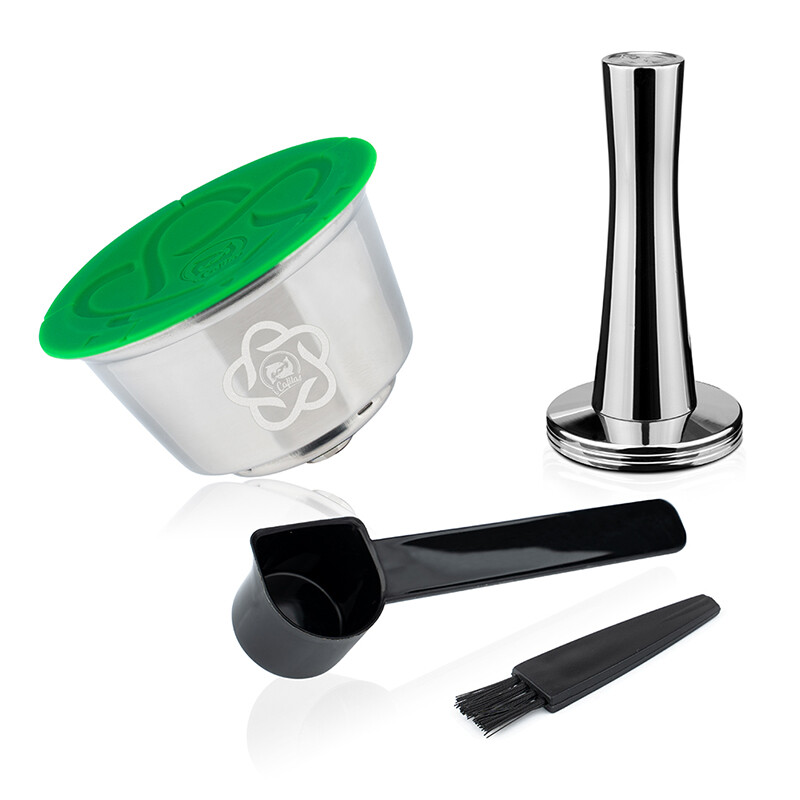 Stainless Steel Coffee Capsule Compatible Dolce Gusto Models Filter Steel Shells