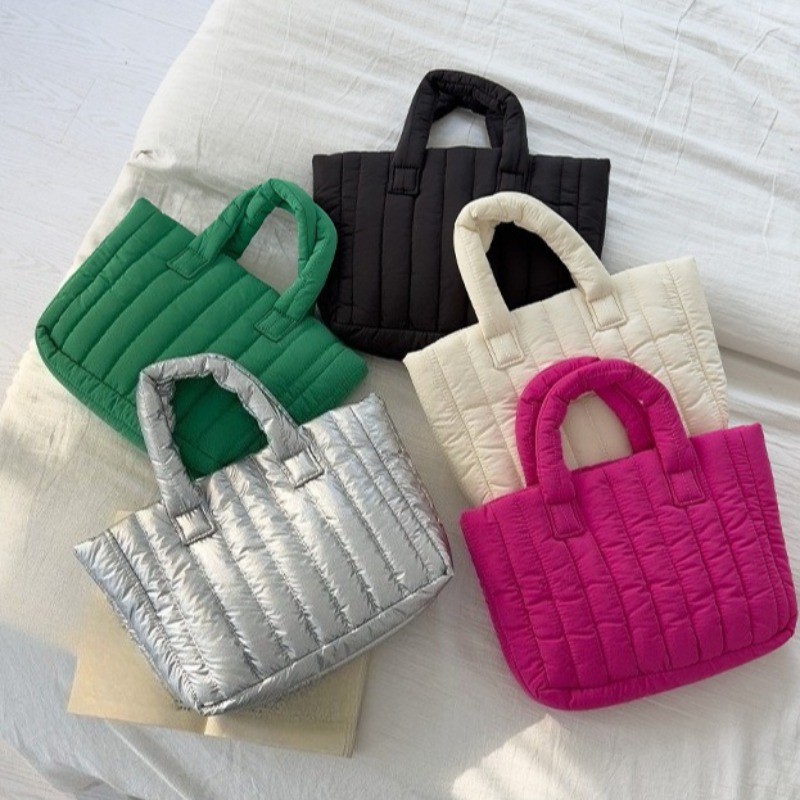 ladies-winter-quilted-padded-handbag-puffer-down-tote-bag-elegant-button-closer