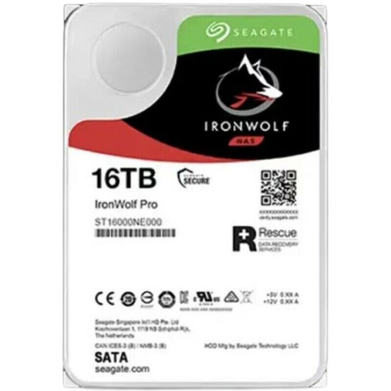 New Seagate Ironwolf Pro 16tb 7200rpm 3.5