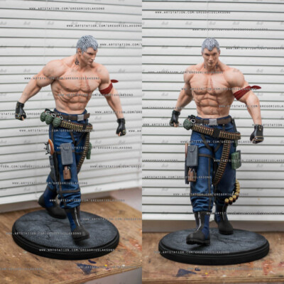 Tekken Bryan Fury 3D Printing Unpainted Model GK Blank Kit Figure New In Stock