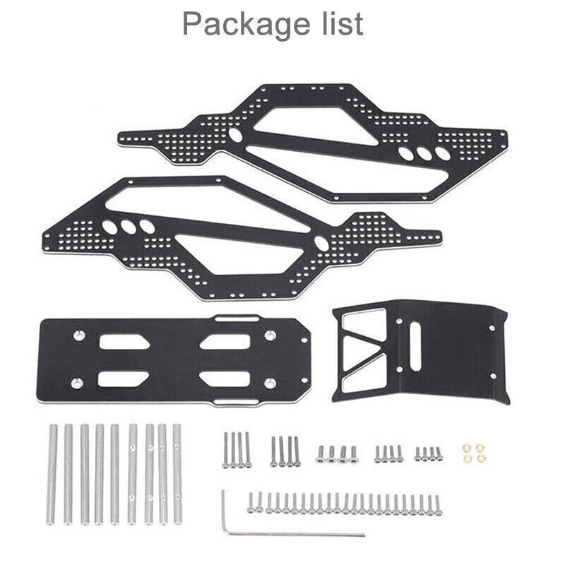 Alloy Body Shell Chassis Frame DIY Upgrade Kit for Axial SCX24 90081 1/24 RC Car