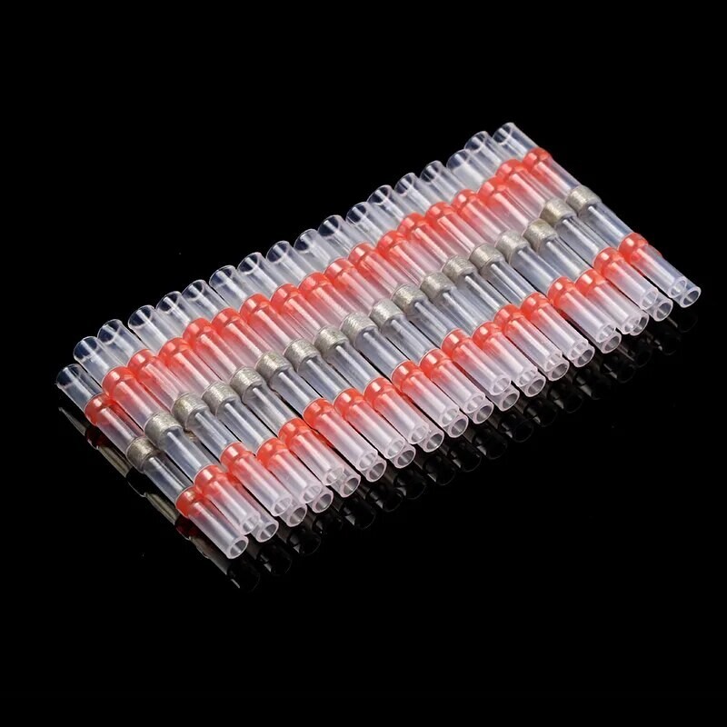 50x Connecteurs D'ÃPissure ThermorÃ©Tractables ÃTanches Fils ÃLectriques 22-18awg