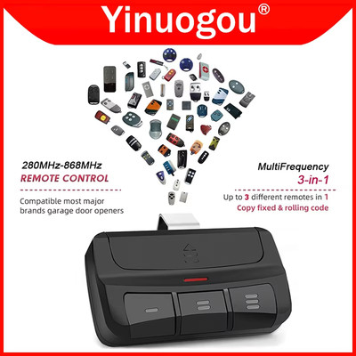280Mhz-868Mhz Remote Control Garage Door Opener Multi Frequency Code Grabber Gar