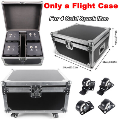 4PCS 700W Cold Spark Machine Stage Effect Firework Machine Wedding w/Flight Case