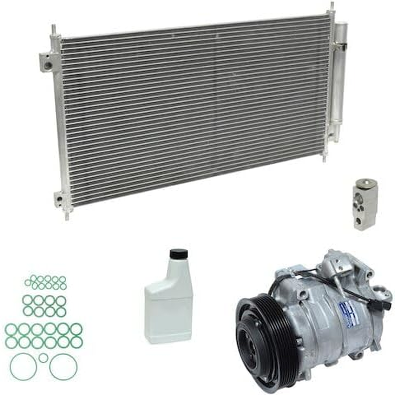 A/C Compressor and Condenser Kit Compatible with 2008-2012 Honda Accord