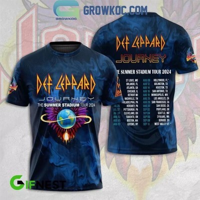 SALE - Def Leppard Journey The Summer Stadium Tour 2024 T-Shirt