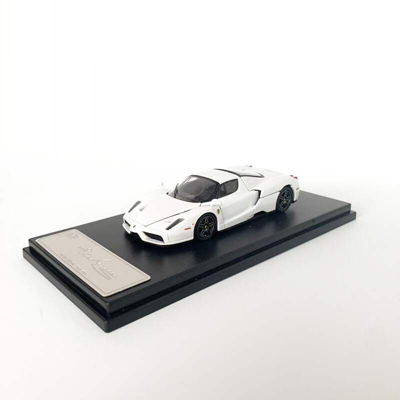 King 1:64 Model Car Ferrari Enzo Open Black Cover Alloy