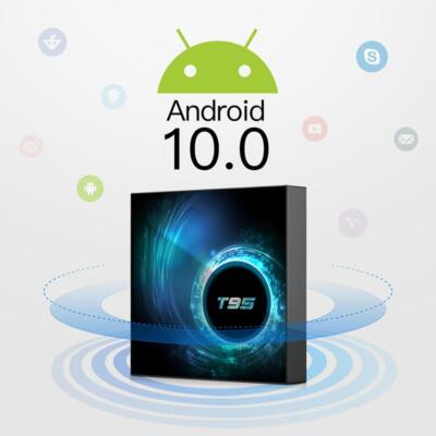 T95 Android 10.0 TV Box 4GB+32GB Quad Core HD Media Player WIFI HDMI
