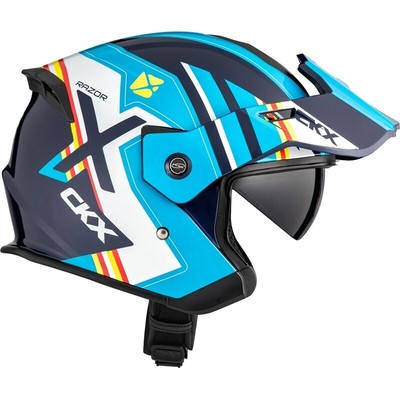 CKX Razor-X Tropic Blue Helmet size Small