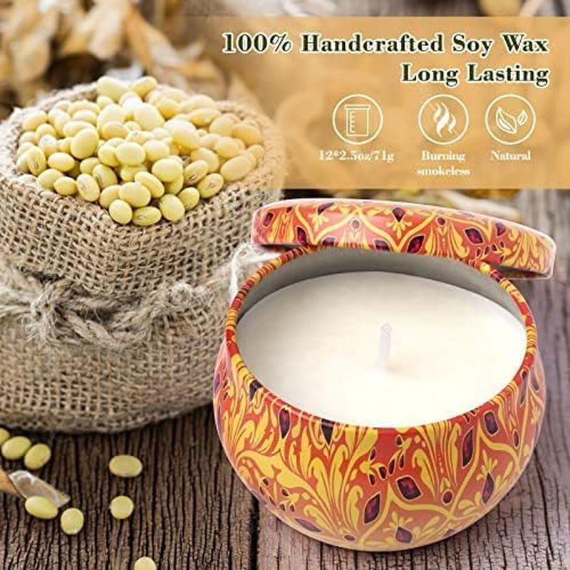 Scented Candles Gifts for Women, Candles for Home Scented, 12 Pack Soy Wax Candl
