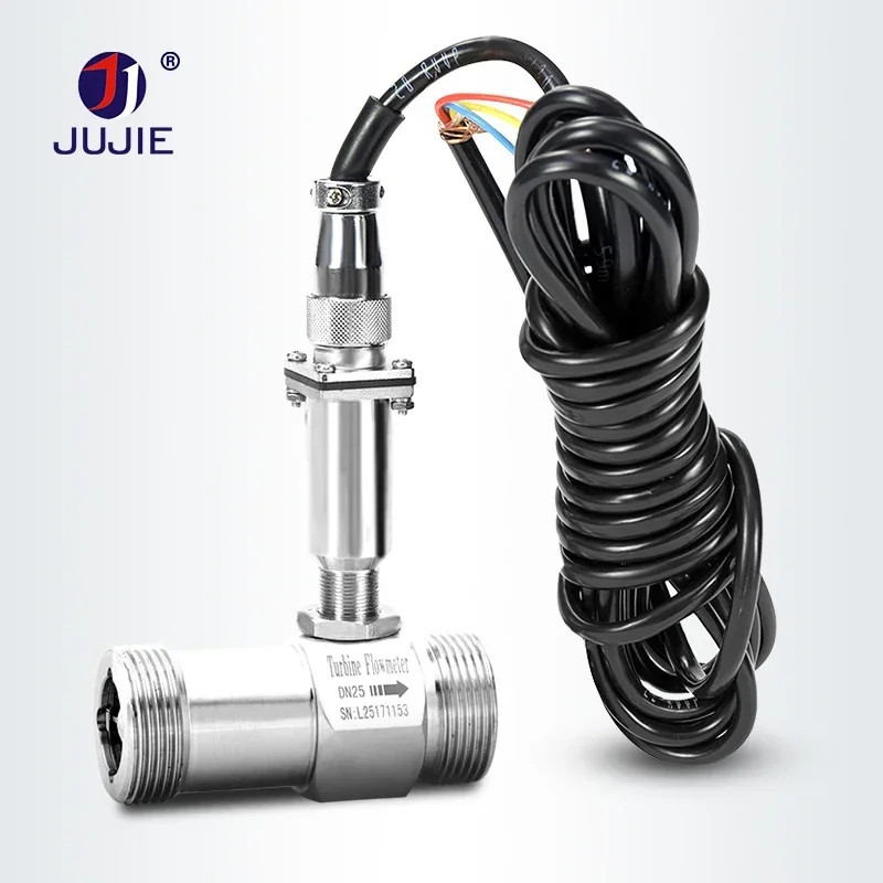 Industrial Turbine Flow Meter for Water High PrecisionPulse RS485 modbus Fuel