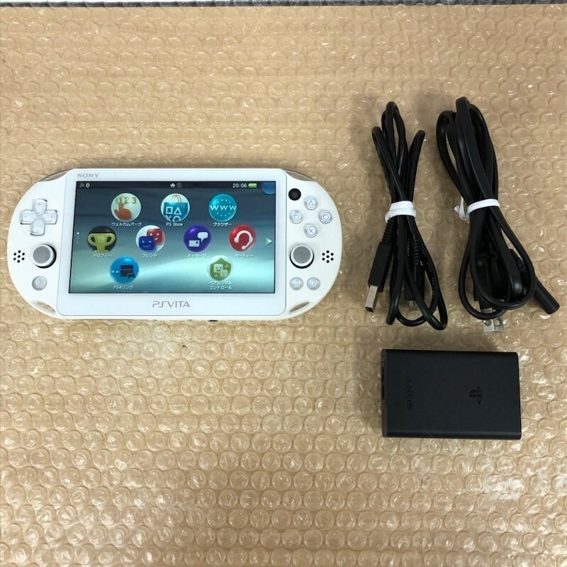 Nintendo Switch PlayStationVITA PCH-2000 Sony PS Vita Blue Black Slim PCH-2000 w/ Charger + Box