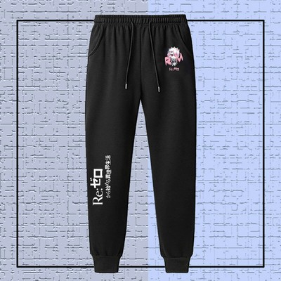 Re:Zero kara Hajimeru Isekai Seikatsu Anime Pant Sweatpants Trousers Pencil Pant