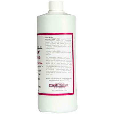 EMCELLE Tocopherol Liquid Solution Vitamin E Equine Poultry 1000 ml