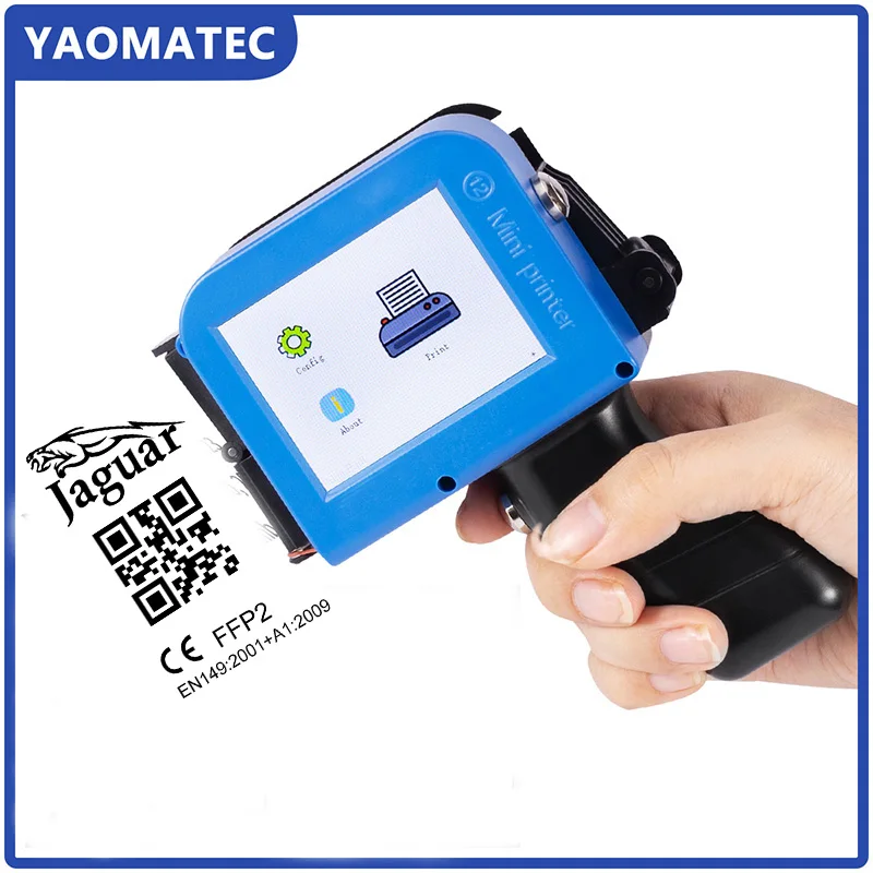 Include cartridge: S1760 12.7mm QR Bar Batch Code Date Logo Expiry Label Portabl